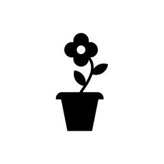 Flower in pot, Pot, Plant, Flower, Pot Icon, Flower Icon