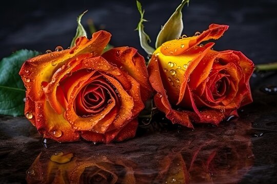 Orange Roses" Images – Browse 1,113 Stock Photos, Vectors, and Video |  Adobe Stock