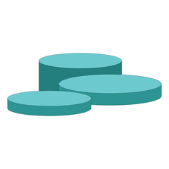 Blue Podium Stage Product