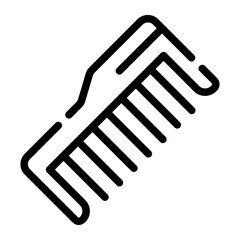 combs Line Icon