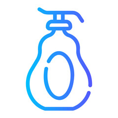 shampoo Line Gradient Icon