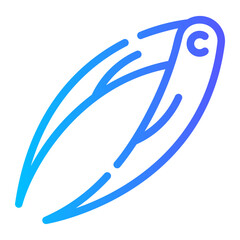 tweezers Line Gradient Icon