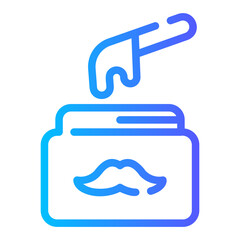 wax Line Gradient Icon