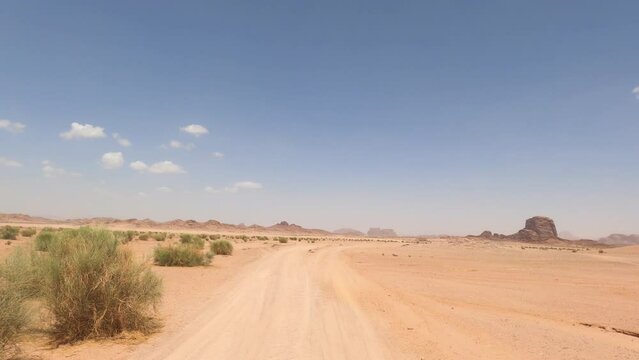 Offroad Drive In Hisma Desert, Saudi Arabia