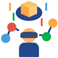 digital flat style icon