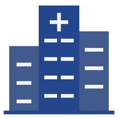 Obraz premium hospital flat style icon