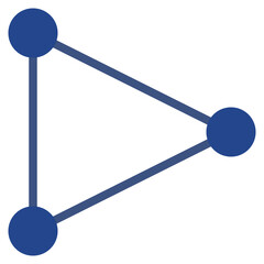 network flat style icon