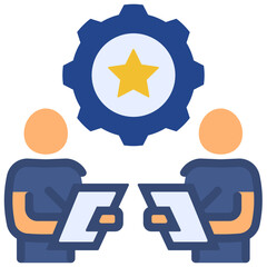 project flat style icon