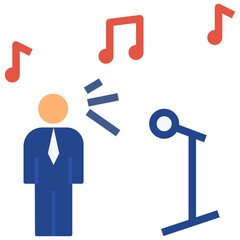 singer flat style icon