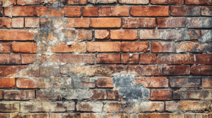 Old brick wall texture. Generative Ai