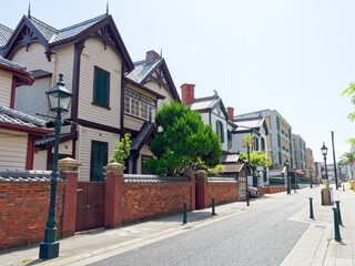神戸北野町 異人館街 (旧ディスレフセン邸・シュウエケ邸)