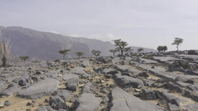 Aerial, Jebel Shams, Oman