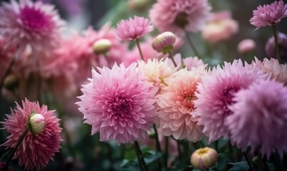 close up of pink chrysanthemum HD 8K wallpaper Stock Photography Photo Image