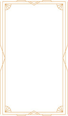 Art Deco Frame Element
