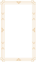 Art Deco Frame Element
