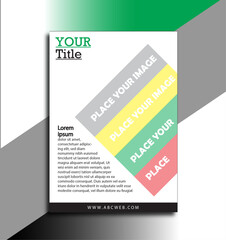 Layout design . Poster design . modern design template