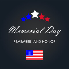 Happy memorial day post design