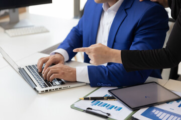 Asia business meeting   consultations of business people in the company's meeting room. 