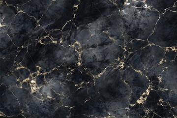 Fototapeta na wymiar Black marble natural pattern for background, abstract natural marble black and white, Generative AI