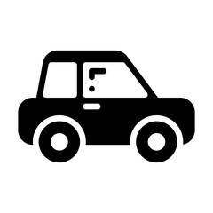car glyph style icon, vector icon can be used for mobile, ui, web