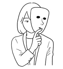 ペルソナをイメージしたイラスト