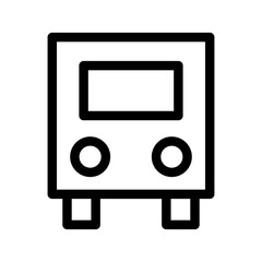 Bus Icon Vector Symbol Design Illustration