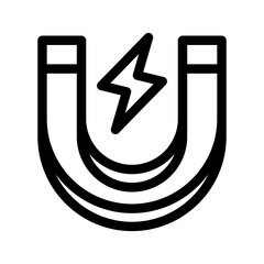 Magnet Icon Vector Symbol Design Illustration