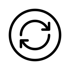 Refresh Icon Vector Symbol Design Illustration