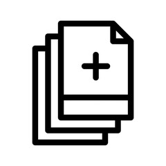 Add Folder Icon Vector Symbol Design Illustration