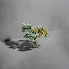 Studio Still Life Painterly Flowers