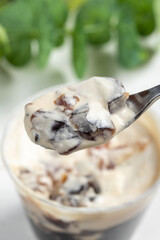 カップのコーヒ－ゼリ－