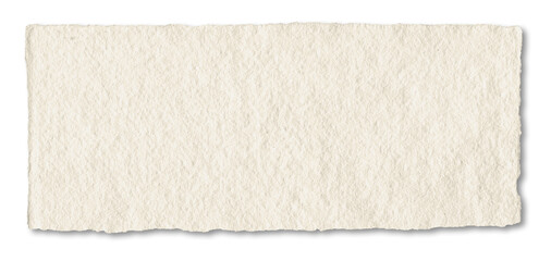 Fototapeta na wymiar Natural art paper texture. Parchment background banner. Isolated on white
