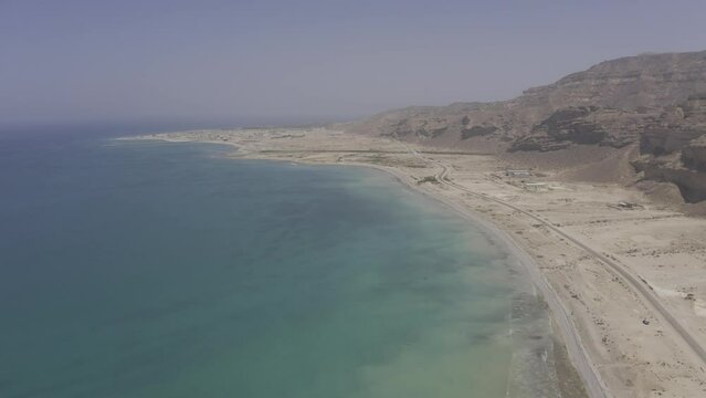 Aerial, Coastline At Hasik, East Coast, Oman