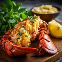 Garlic Buttered Lobster Delight
