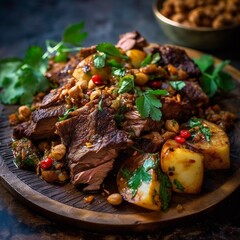 Moroccan Spice-infused Lamb Medley