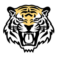 tiger head vector