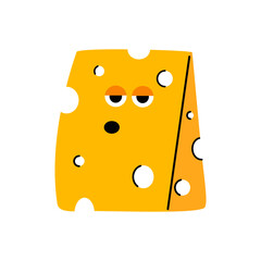 Cool cheese character