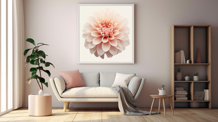Abstract artistic flower poster collection.