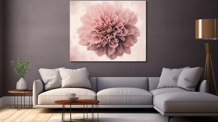Abstract artistic flower poster collection. 