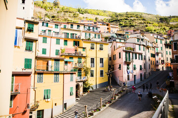 Fototapeta na wymiar Cinque Terre Riomaggiore