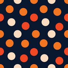 circle background. seamless geometric  colorful patterns.Halloween pattern 