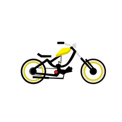 Fototapeta premium Motorcycle Illustration