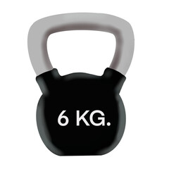 Kettlebell 6 kg.