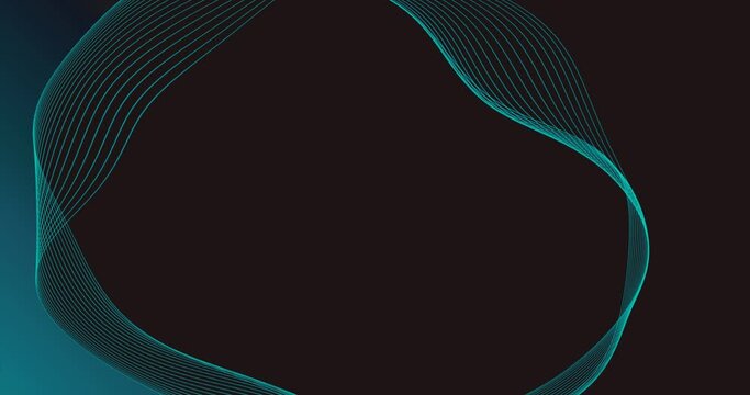 dark blue gradient curve wave line abstract background