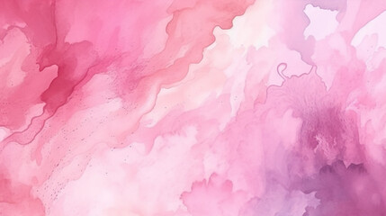 Abstract pink watercolor background hand painted watercolor. 