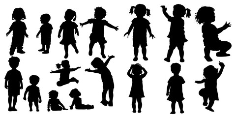 toodler silhouettes