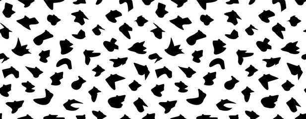 White template in black hand-drawn blots and shapes.