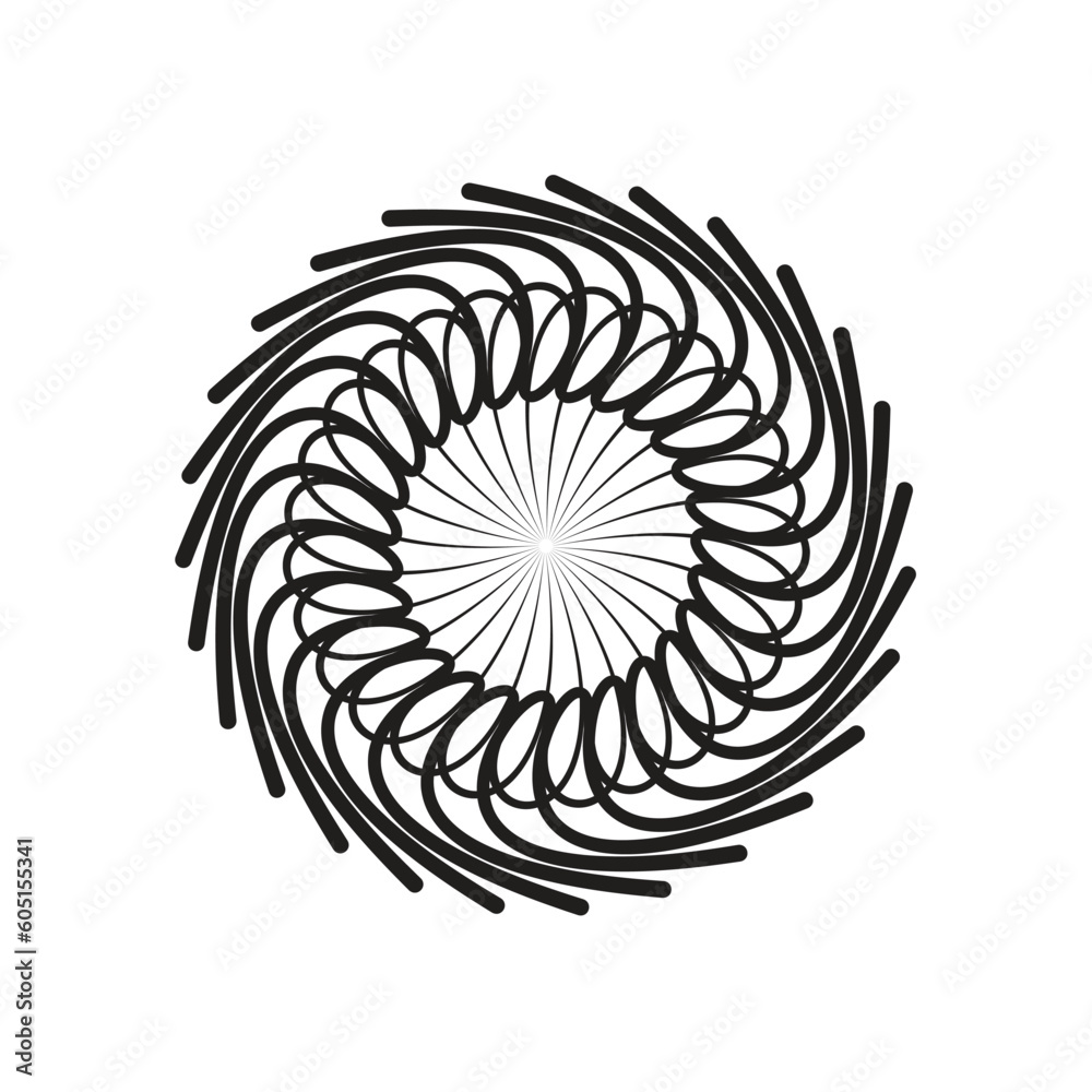 Poster circular vector pattern design eps