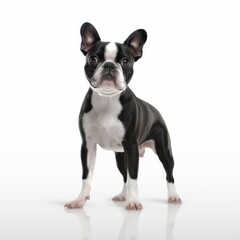 dog, bulldog, french bulldog, french, pet, animal, puppy, white, isolated, cute, portrait, breed, canine, white background, studio, isolated on white, purebred, adorable, funny, brown, black, domestic