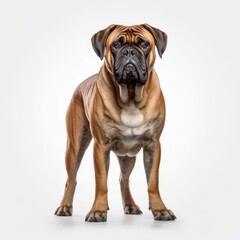 dog, puppy, bullmastiff, pet, animal, isolated, mastiff, white, breed, cute, canine, brown, bordeaux, mammal, purebred, boxer, funny, portrait, bulldog, pup, studio, young, domestic, dogue de bordeaux